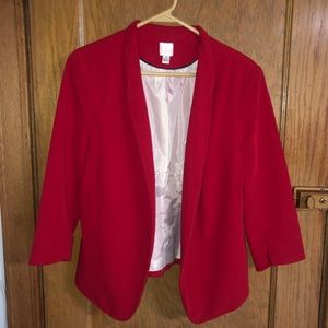 Lauren Conrad Red Women’s Blazer, Size 10